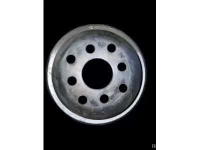 POULIE DE VENTILATEUR (AVEC FREIN DE REMORQUE PNEUMATIQUE) (AVEC CLIMATISATION) M= 154 MM (6-1/16")