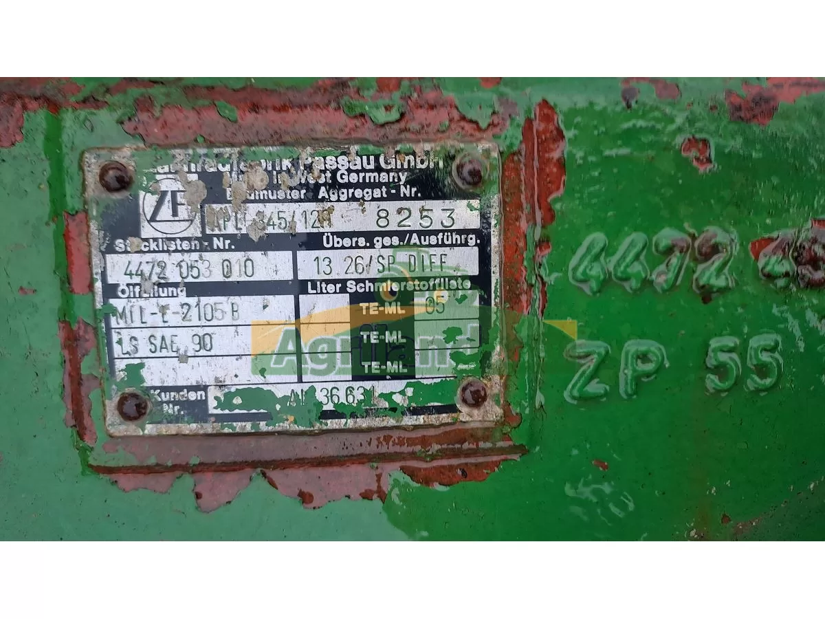 POUTRES DE PONT AV AVEC UN REDUCTEUR DROIT COUPLE CONIQUE APL 345