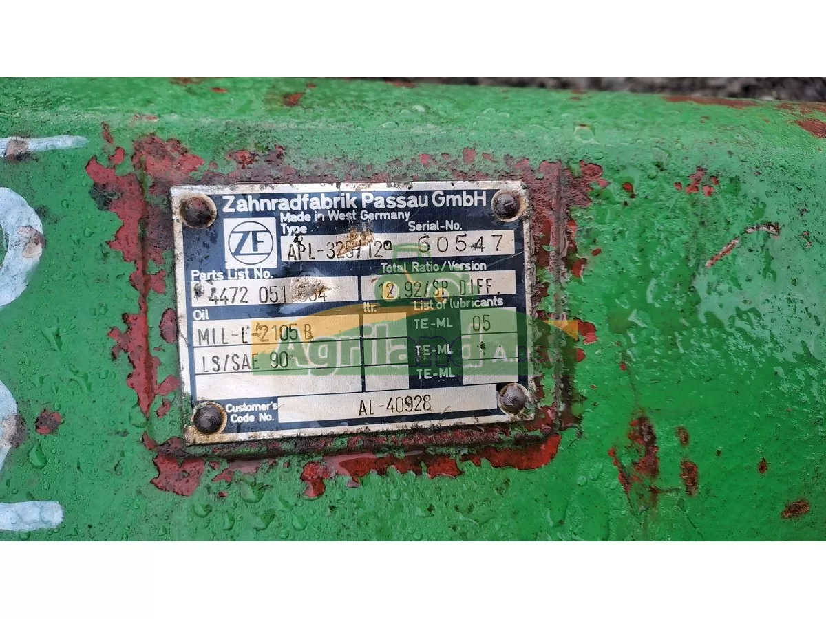 POUTRE DE PONT AV D ET G AVEC DIFFERENTIEL APL 325