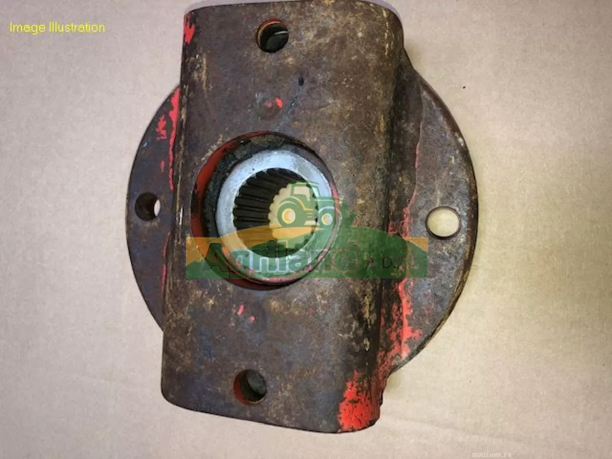 PORTE DENT CENTRAL  AXE 22 CANNELURES DIAM 44 