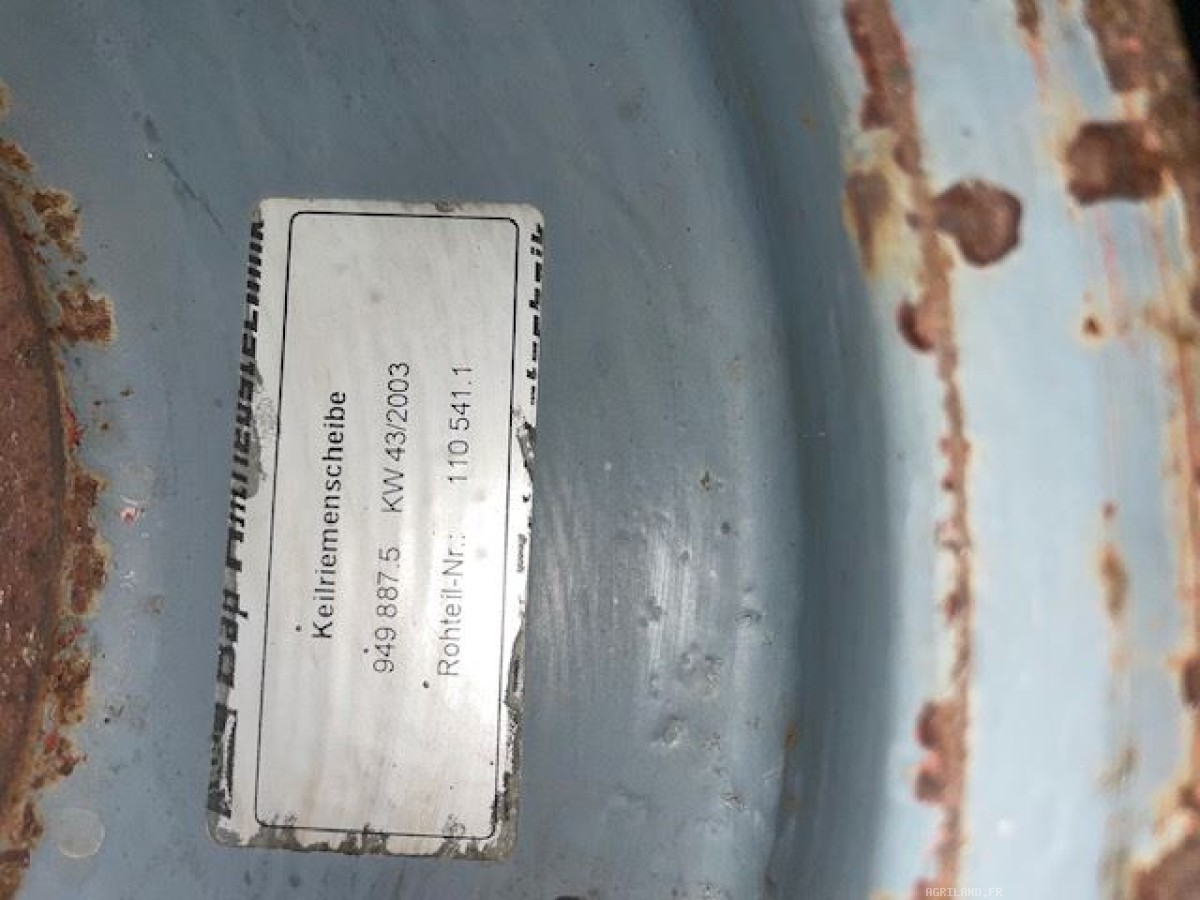 POULIE MENANTE (MOYEU CLAVETTE) DIAM EXT 320 4 GORGES