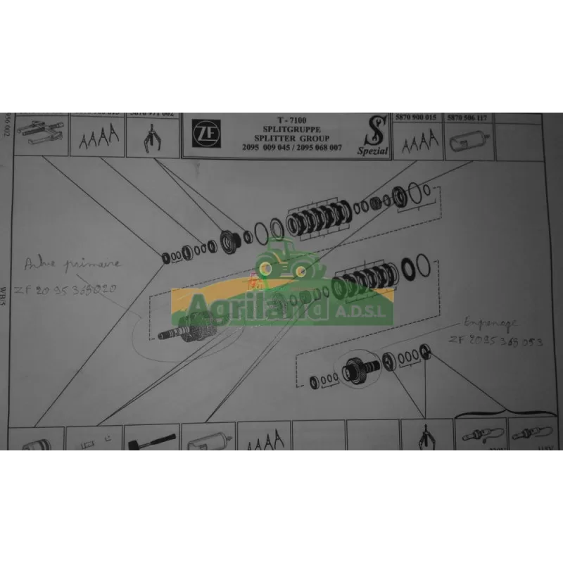 DEUTZ-FAHR Engrenage Zf 2095068343