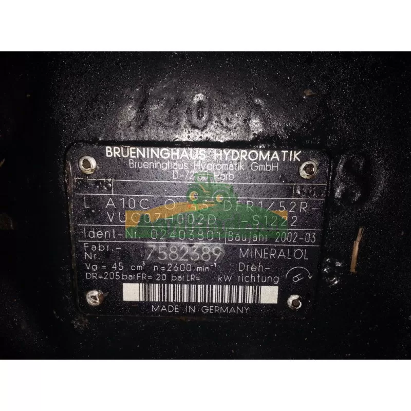 Pompe Hydraulique Cvx Case Ih