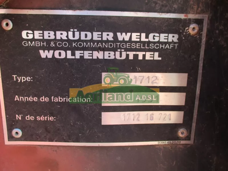 Round Baller Lely Welger Rp12