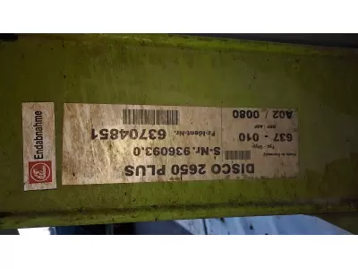 CLAAS DISCO 2650 +