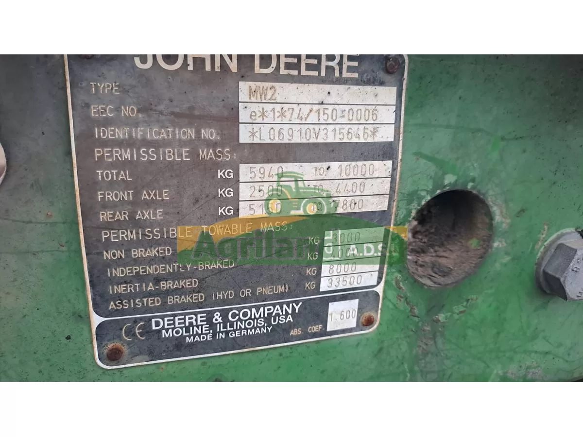JOHN DEERE 6910 S 8937 QG 33