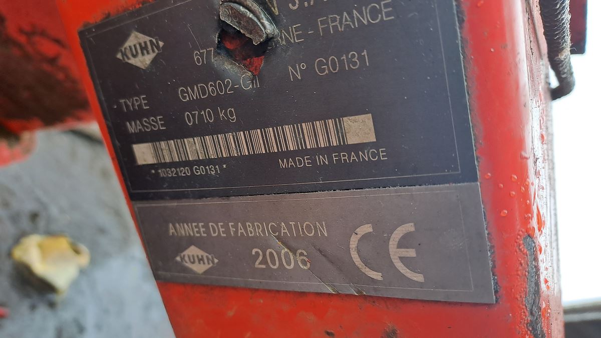 KUHN GMD 602 GII