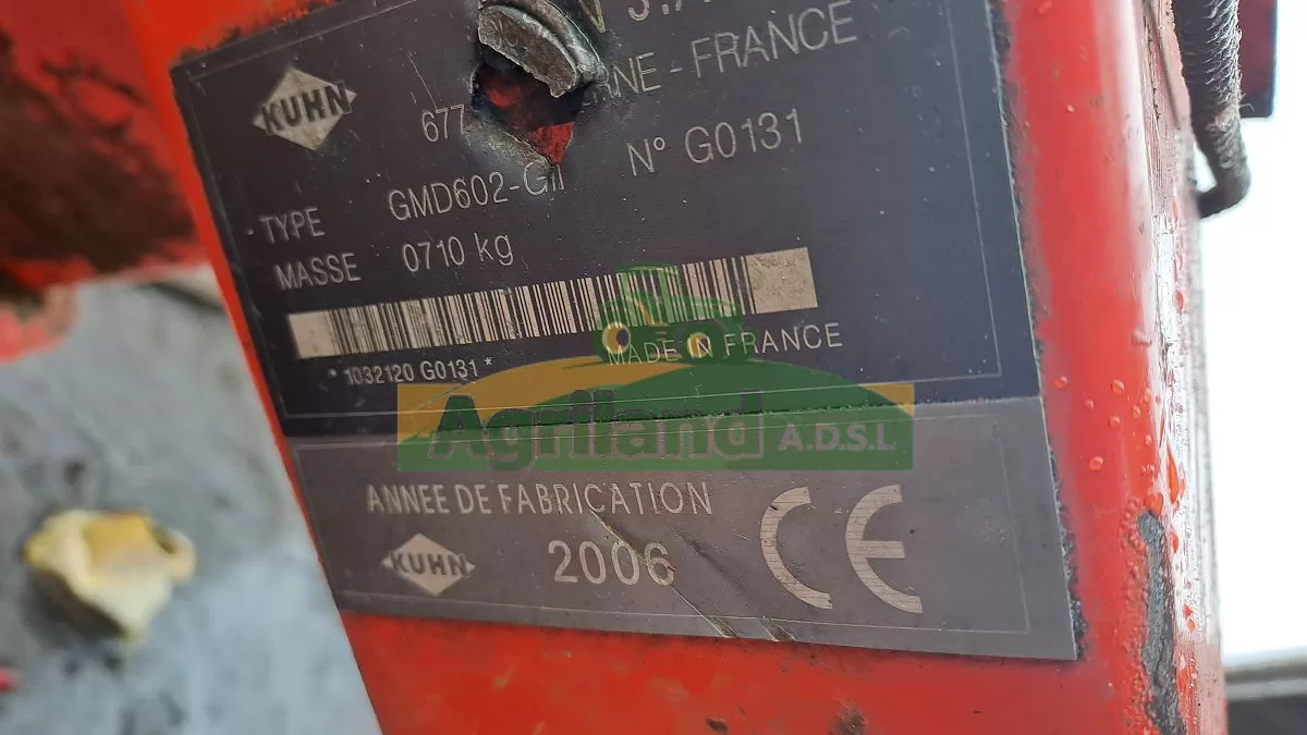 KUHN GMD 602 GII