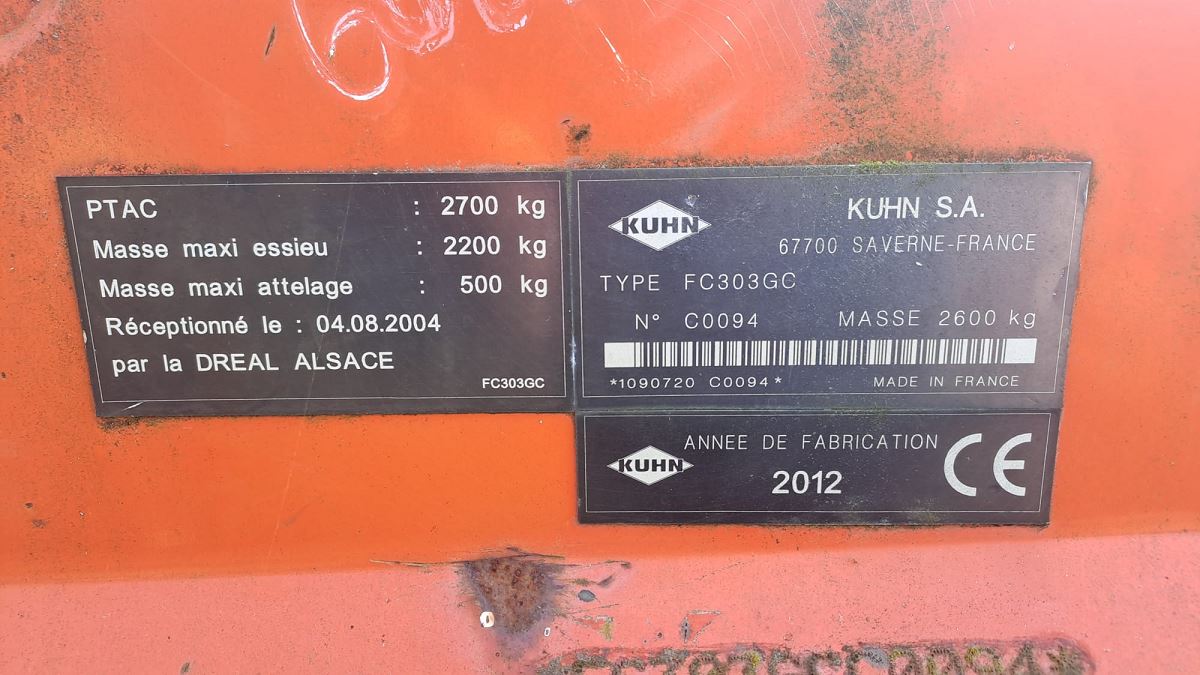 KUHN FC 303 GC 