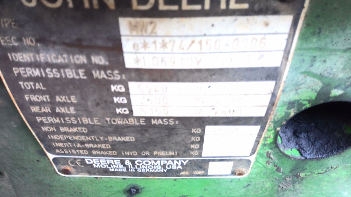 JOHN DEERE 6910 S 8937 QG 33