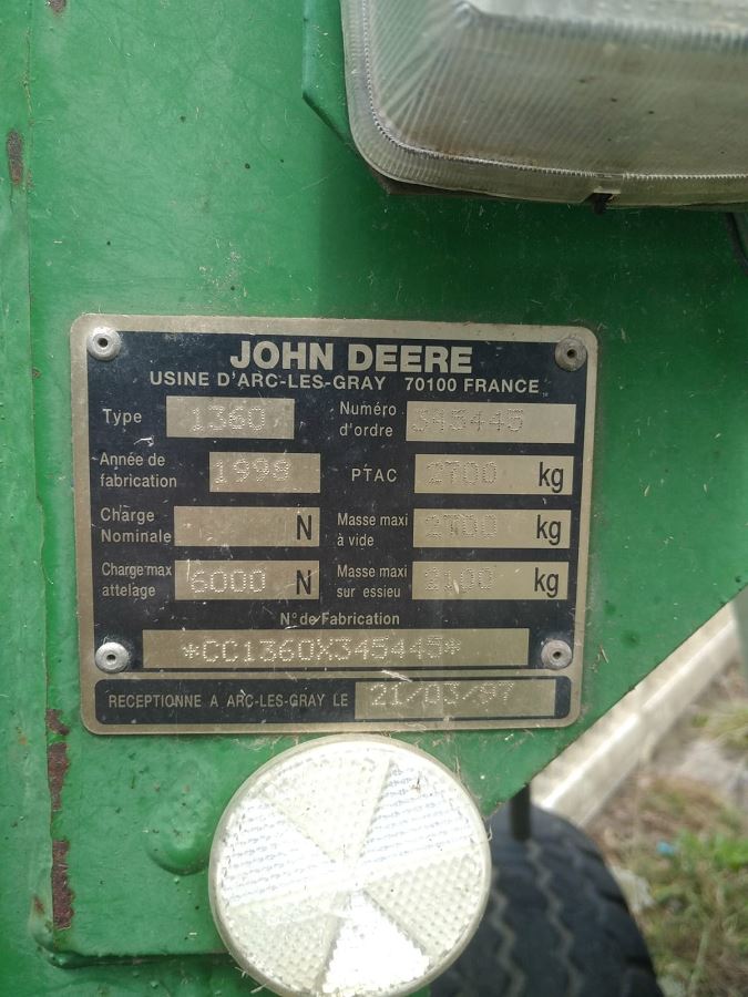 JOHN DEERE 1360